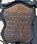 Grabinschrift für Joseph Kronsteiner