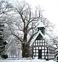 Friedhofslinde in Oppenwehe Winter 2010