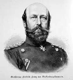 Der Großherzog als Kommandierender General des XIII.&nbsp;Armeekorps im Krieg von 1870/71