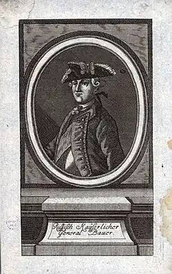 Friedrich Wilhelm Bauer (1731–1783), Pläne von Westphalen, Wallachey