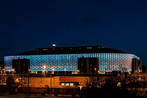 Das Stadion Ende Oktober 2012