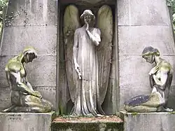 Monumentale Figurengruppe Grabmal Meissner, Südfriedhof Leipzig (1903)