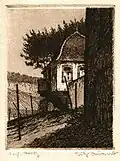 Balkonhäuschen Zurlaubener Ufer, (vor&nbsp;1916), 91&nbsp;mm&nbsp;×&nbsp;70&nbsp;mm