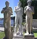 Trilogie: Fröding, Josephson, Strindberg. (Fotomontage)