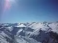 Vom Pizzo Badile über Pizz Gallagiun zum Pizzo Stella und Lago di Lei.