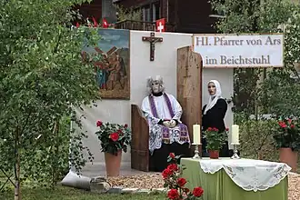 Station an der Prozession 2011