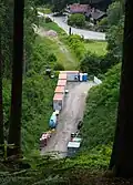 Tunnelbau­stelle in der Fuchs­klinge, 2021