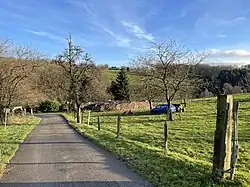 Streuobstwiese im Umfeld der Höfe