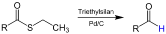 Reaktionsschema der Fukuyama-Reduktion