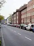Unsanierter Straßenzug an der Fuldaer Straße
