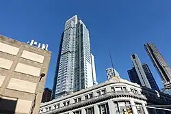 Blick von der Fulton Street am 2.&nbsp;Dezember 2022
