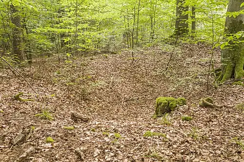 Fundament der Kapelle