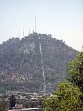 Ansicht vom gegenüberliegenden Cerro Santa Lucía (2010)