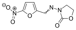 Strukturformel von Furazolidon