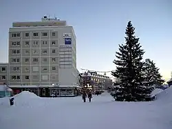 Zentrum im Winter