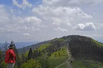 Blick vom Wanderweg