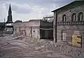 Ehemalige Güterschuppen 1987
