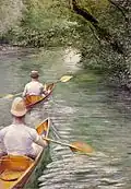 Gustave Caillebotte: Kanus auf der Yerres 1878