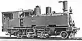 Gemischtzuglokomotive Ec 3/4 Nr. 185, gebaut 1892 in Esslingen