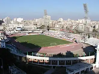 Blick in das Alexandria Stadium im Juni 2001