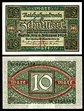 10 Mark (1920)