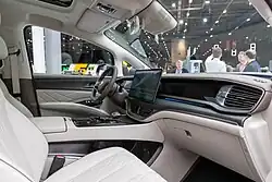 Blick in den vorderen Innenraum (Genfer Auto-Salon 2024)