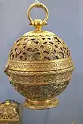 Kutschenuhr, Kugeluhr, Süddeutschland, 17. Jh., Sammlung Germanisches Nationalmuseum