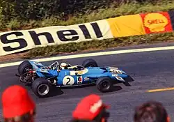 Stewart beim GP von Frankreich auf dem Circuit de Charade (1969)
