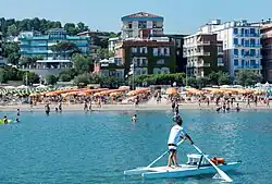 Gabicce Mare, zentraler Strand