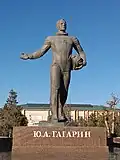 Gagarin-Denkmal in der Stadt Gagarin