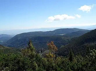 Gahns vom Schneeberg aus gesehen
