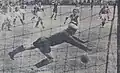 Spielszene aus der Partie Galatasaray gegen Beşiktaş (16. März 1934)
