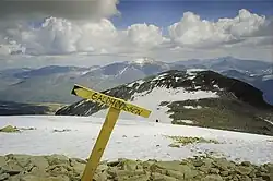 Am Galdhøpiggen (2469&nbsp;m), dem höchsten Berg Nordeuropas