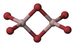 Strukturformel von Gallium(III)-bromid