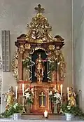 Der rechte Seitenaltar