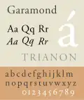 Unspezifizierte Garamond