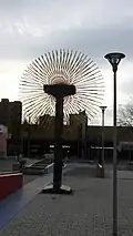 Stahlplastik Sonnenrad