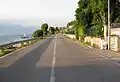 Straßenverlauf entlang des Gardasees