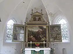 Marten van Achten: Altar der St.-Christians-Kirche, Garding, 1596