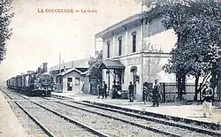 Bahnhof Coucourde-Condillac Anfang des 20. Jahrhunderts