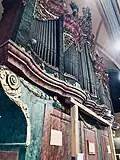 Seitenansicht der Gatto-Orgel