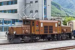 Ge 6/6 I 414 in Untervaz (25. Mai 2008)