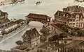 Auf einem Plan von Charles Fichot, 1863