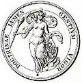 Vorderseite Gedenkmedaille zur Eröffnung der Universität 1874