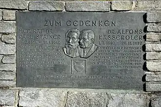 Gedenktafel