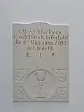 I.A.M. (1723/24 – 1790), Archidiakon („paroch“)