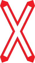 6d: Andreaskreuz