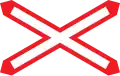 6d: Andreaskreuz liegend