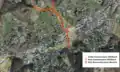 Gefahrenzonenenplan der Wildbach- und Lawinenverbauung in Graz Mariatrost.