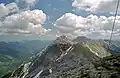 Geierköpfe Hauptgipfel, gesehen vom Westgipfel